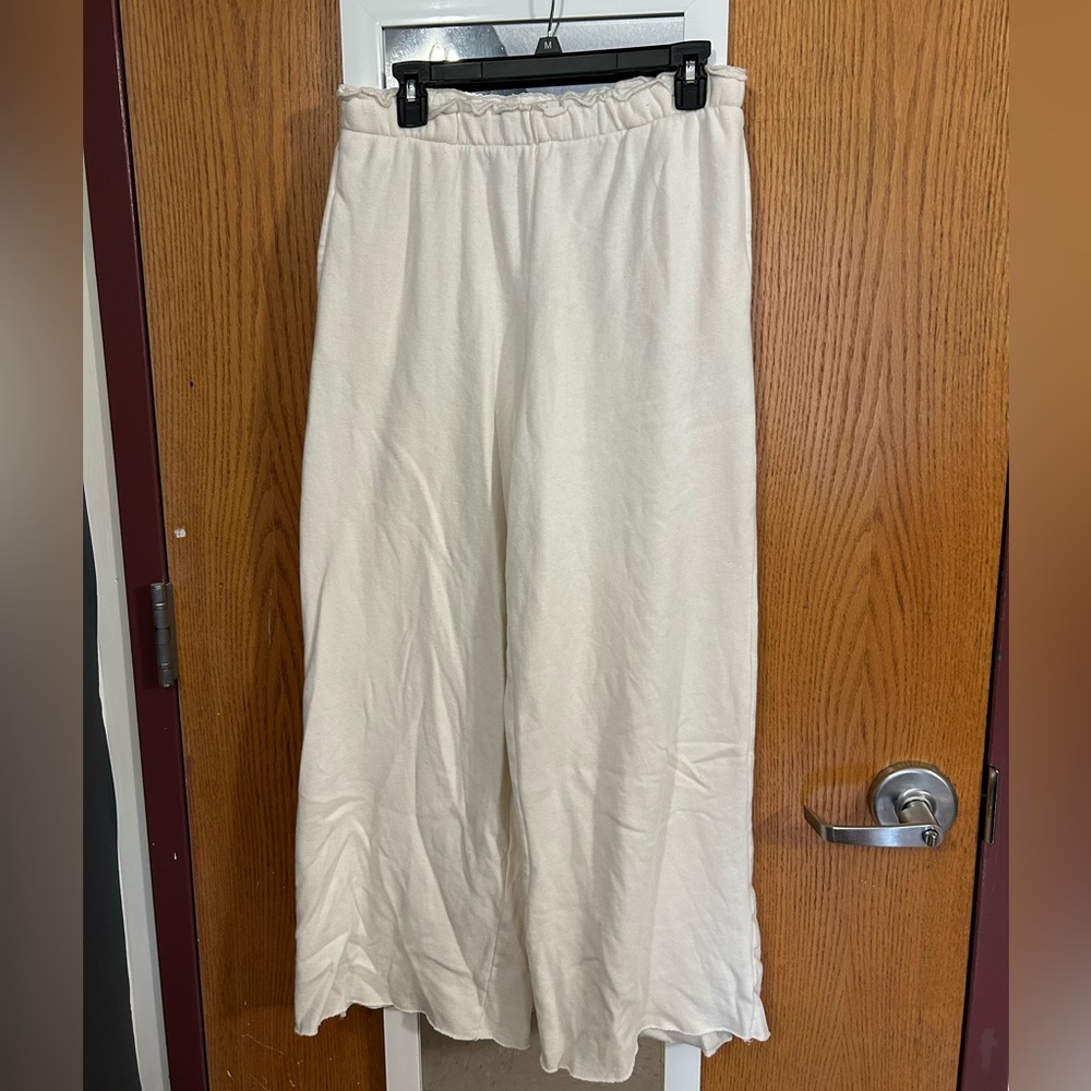 Grayson Threads Cream Sweatpants Pants
